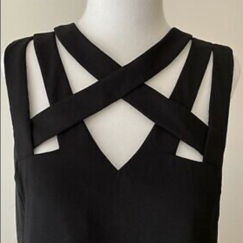 BCBGMAXAZRIA strappy Jada cut out blouse - Picture 5 of 11